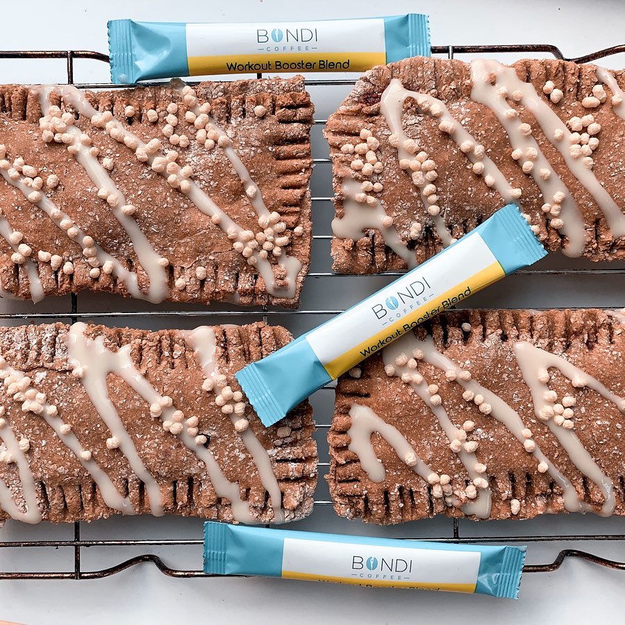Chia Jam Filled Coffee Pop Tarts