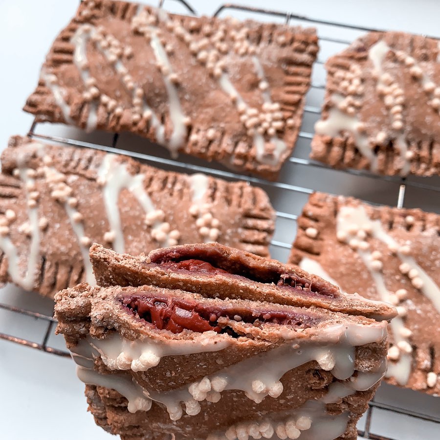 Chia Jam Filled Coffee Pop Tarts