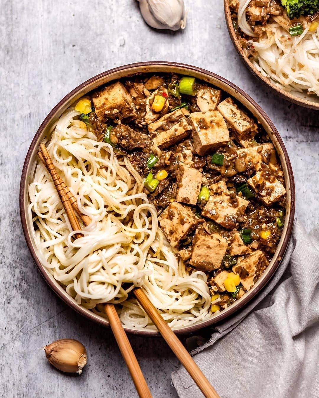 Spicy Tofu with Noodles