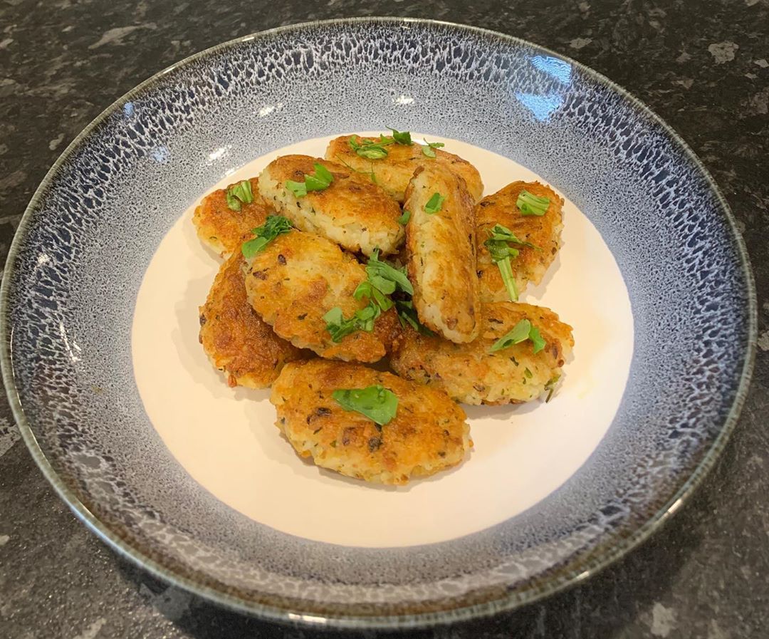 Vegan Potato Croquettes with Rice and Garlic