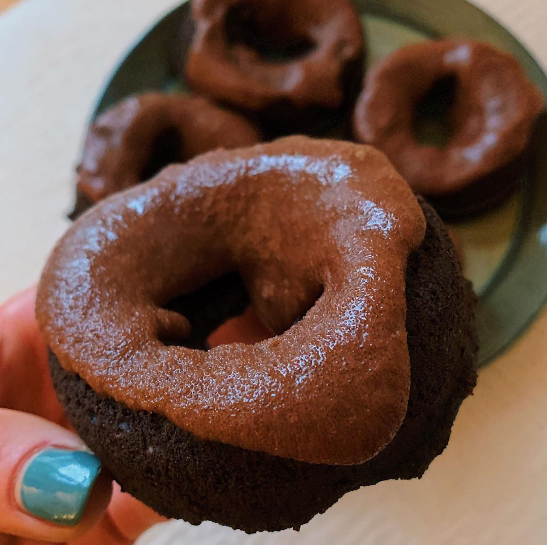 Lazy Girl Double Chocolate Donuts