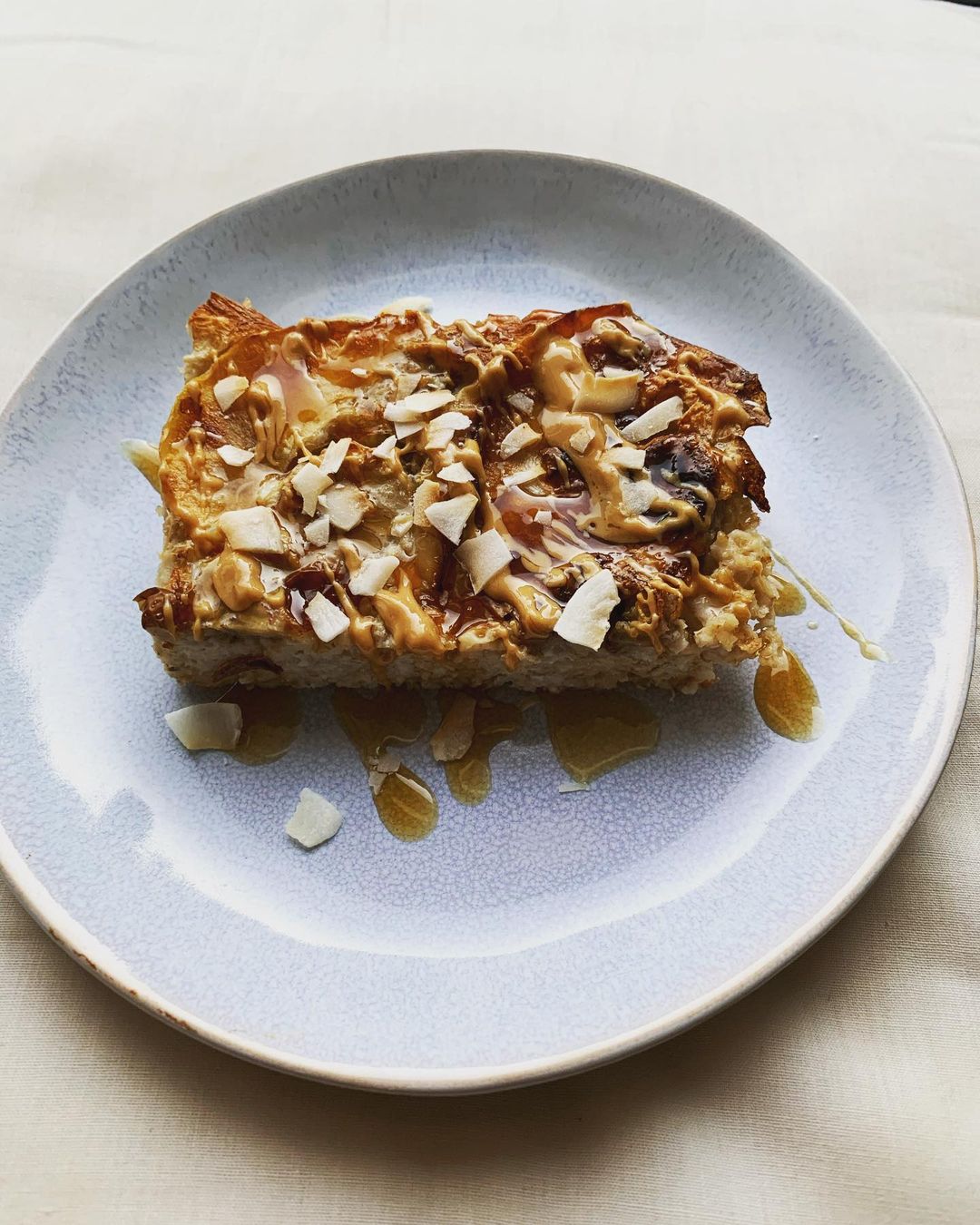 Baked Oats with Banana, Apple, and Coconut Milk