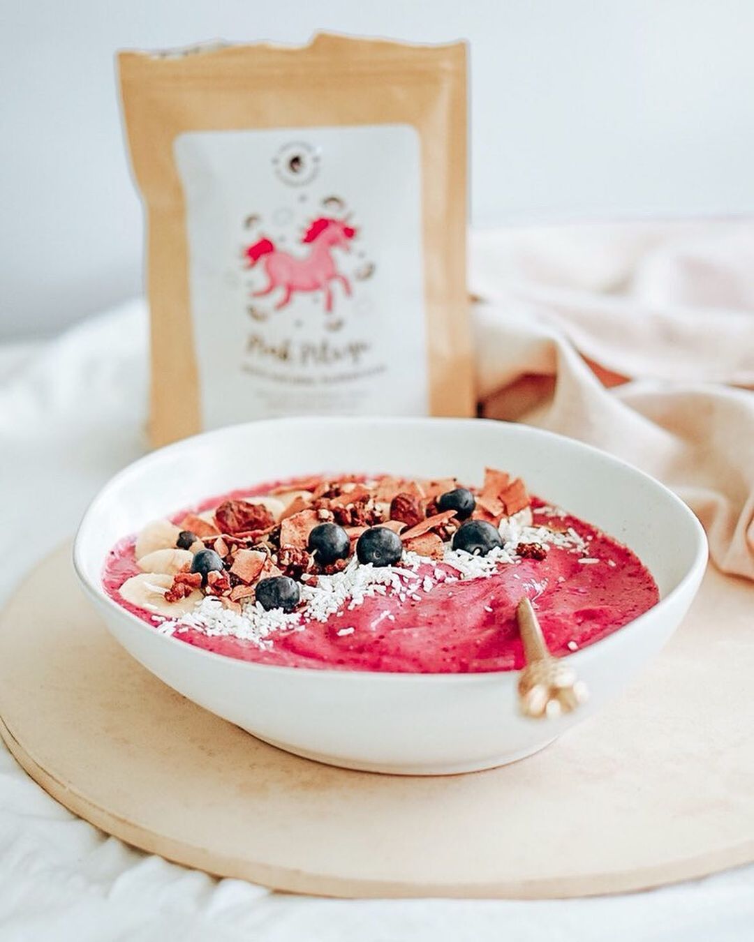 Beauty Dragon Fruit Banana Bowl