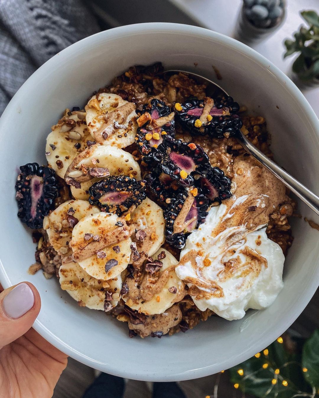 Salted Chocolate Oatmeal Bowl