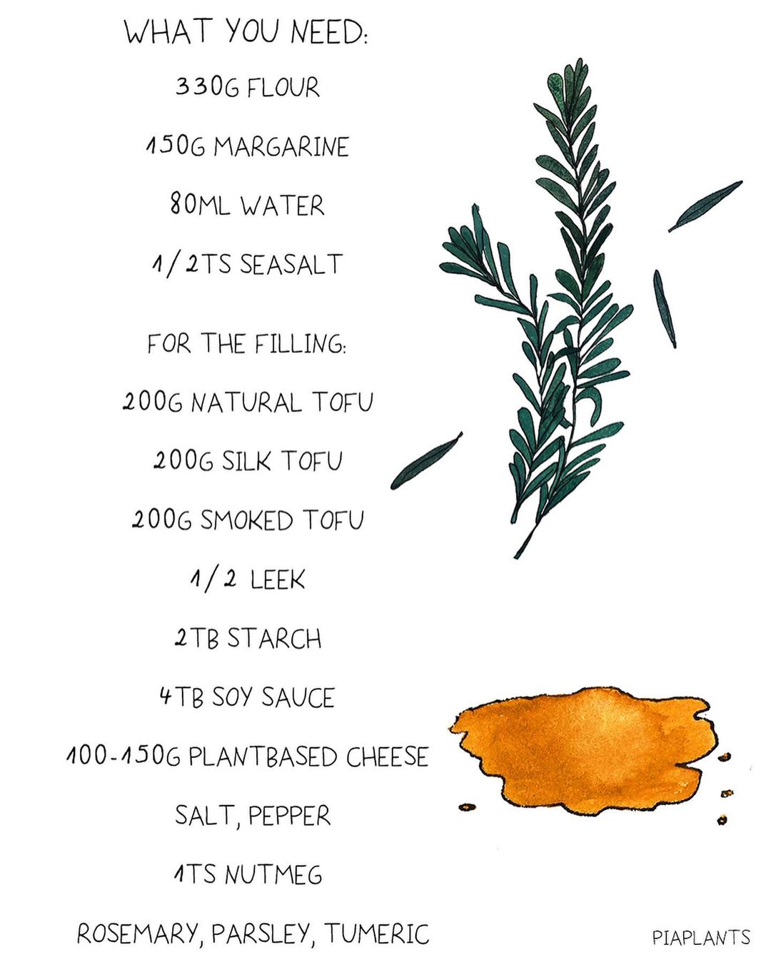 Vegan quiche lorraine
