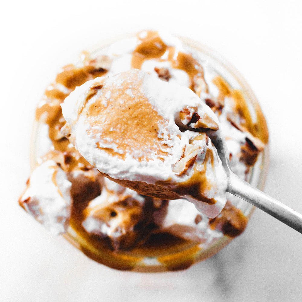 Simple Vegan Pumpkin Spice Mousse