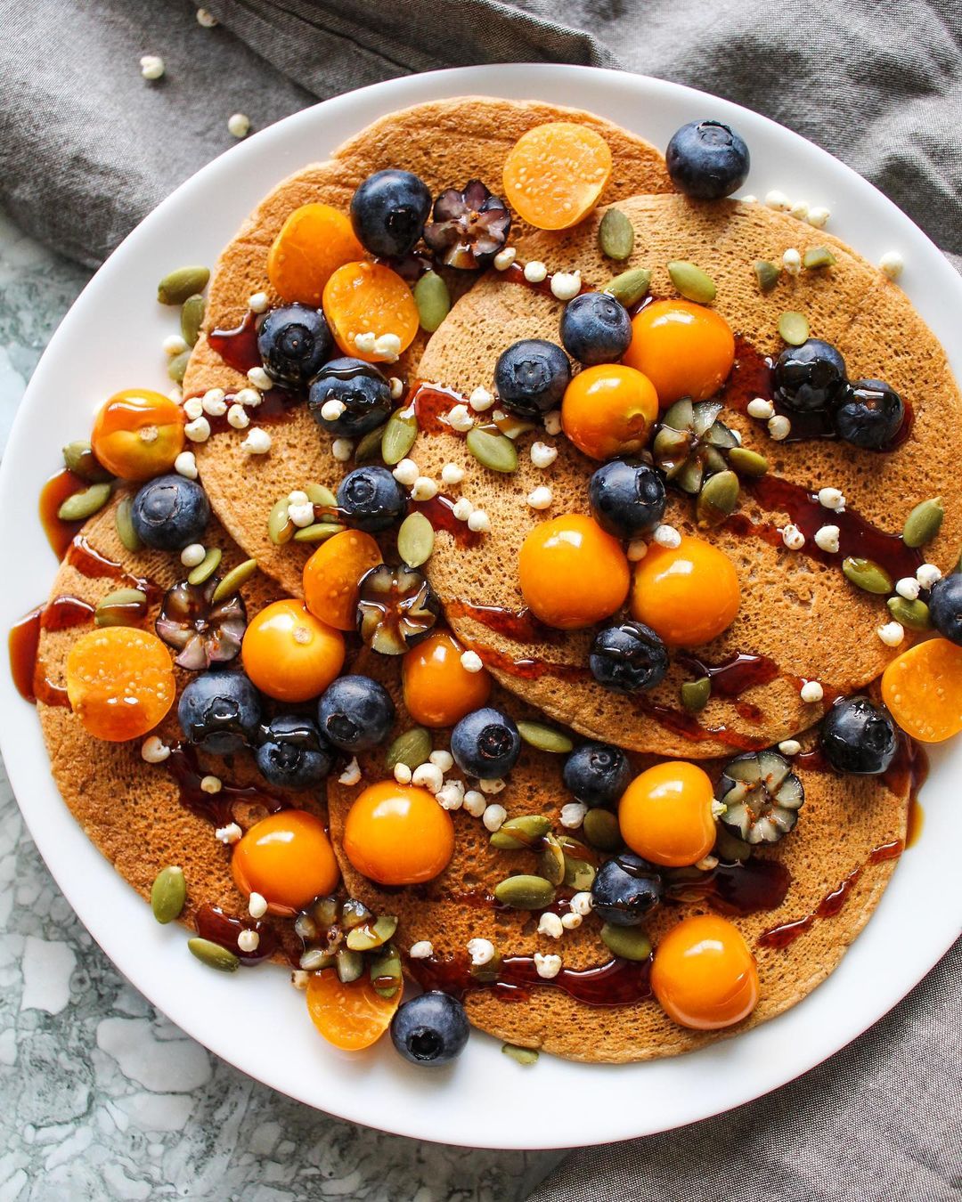 Coconut Cardamom Pancakes