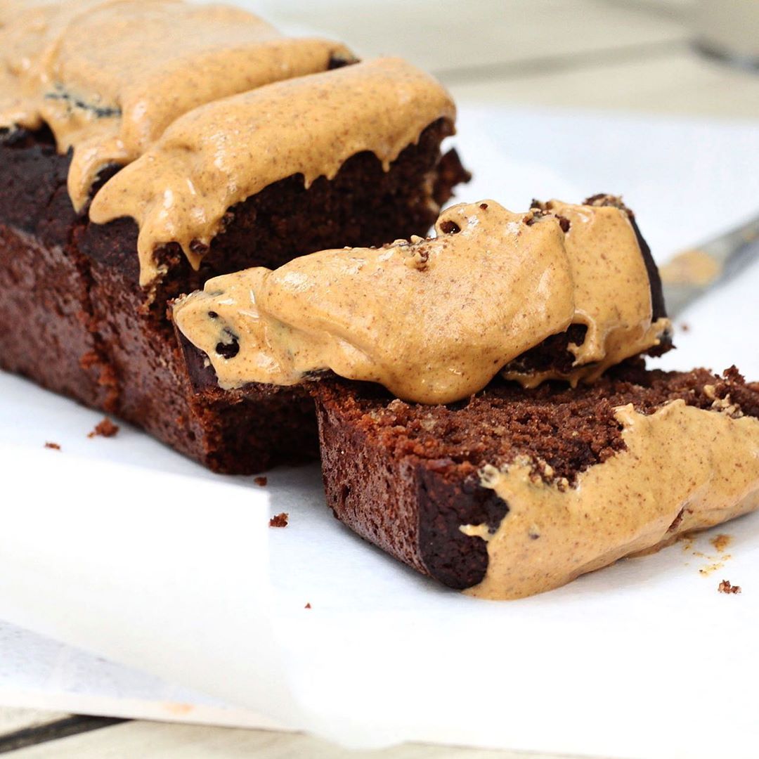 Chocolate Almond Bread with Icing