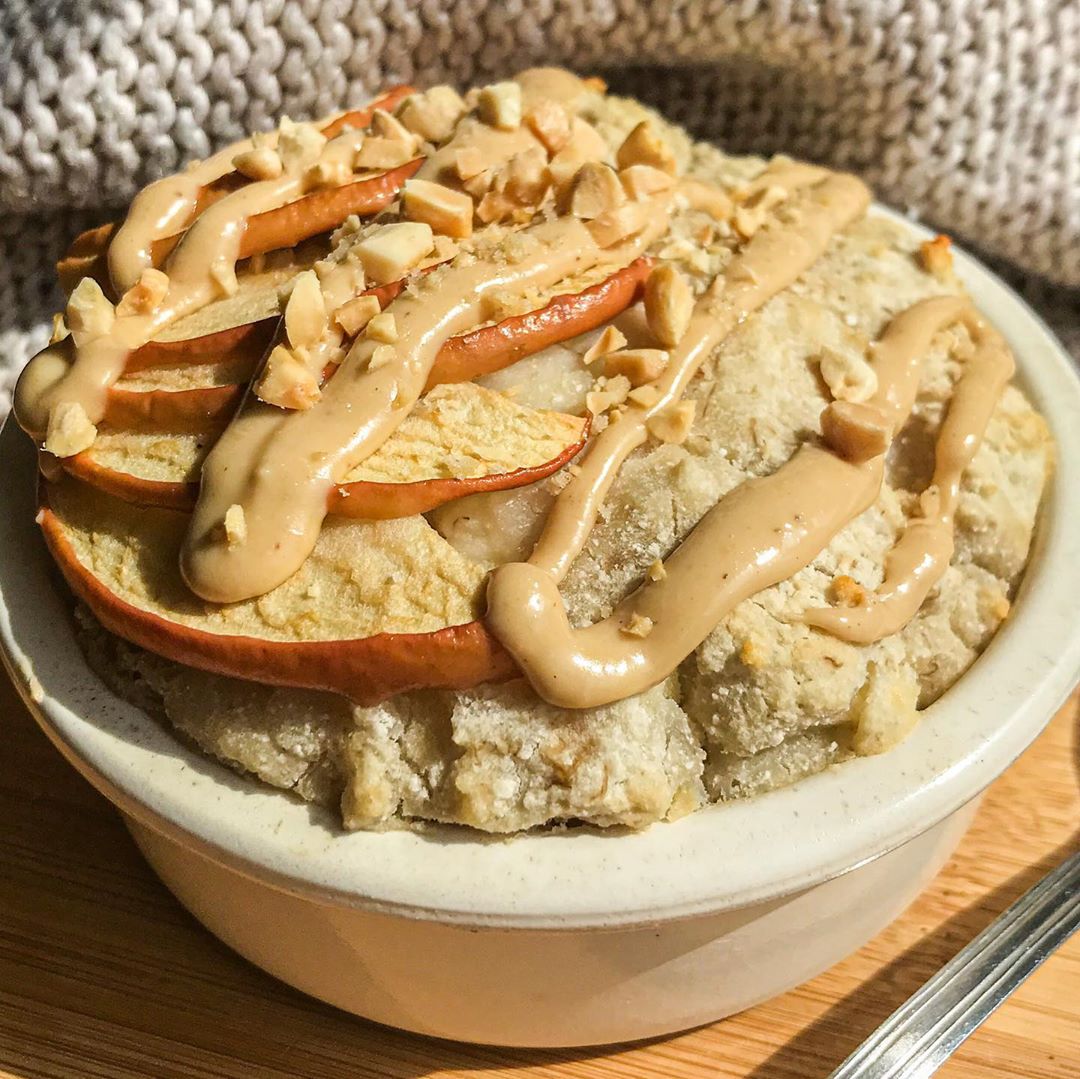 Quick Single Serve Apple Cake