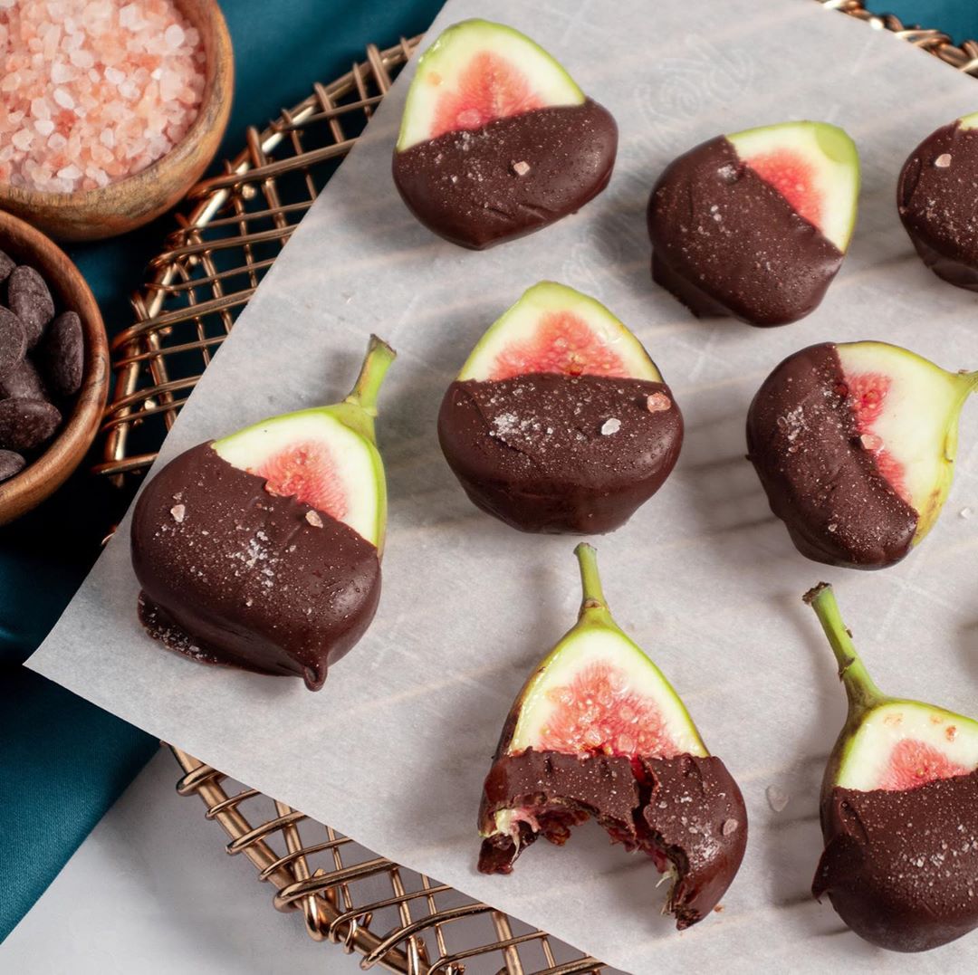 Chocolate Dipped Figs