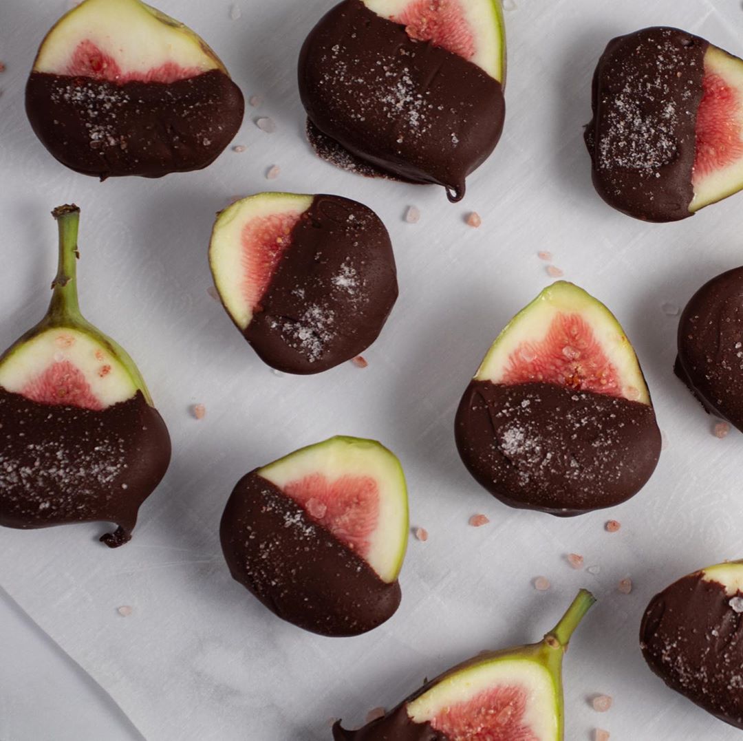 Chocolate Dipped Figs