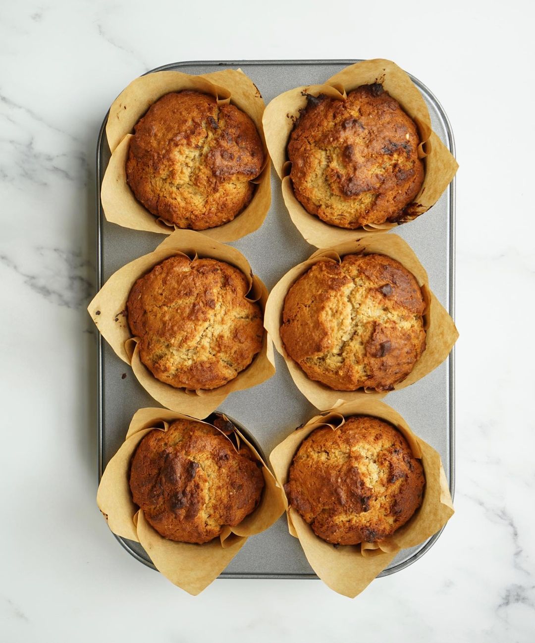 A Batch of Banana and Coconut Muffins