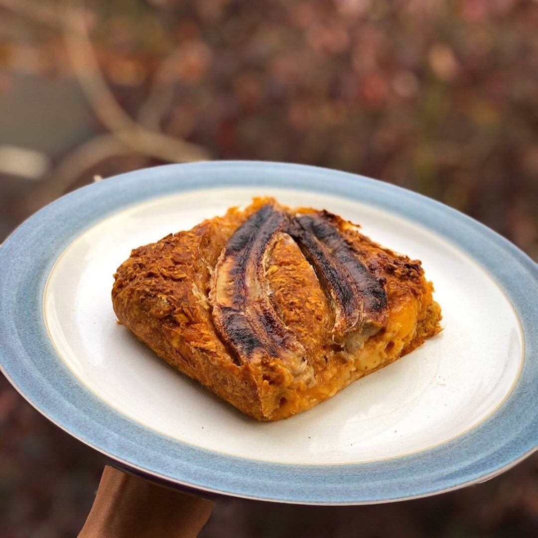 Pumpkin Banana Bread Baked Oats