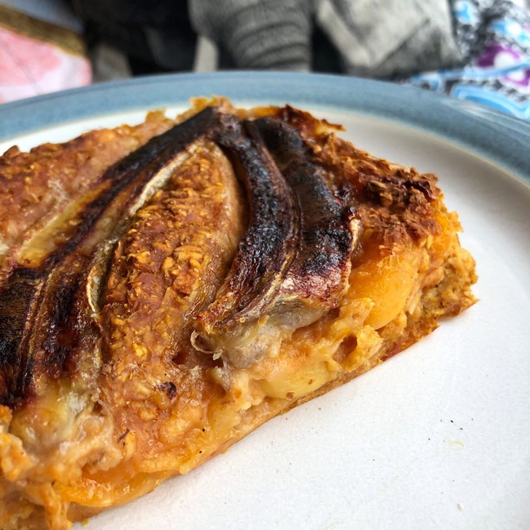 Pumpkin Banana Bread Baked Oats