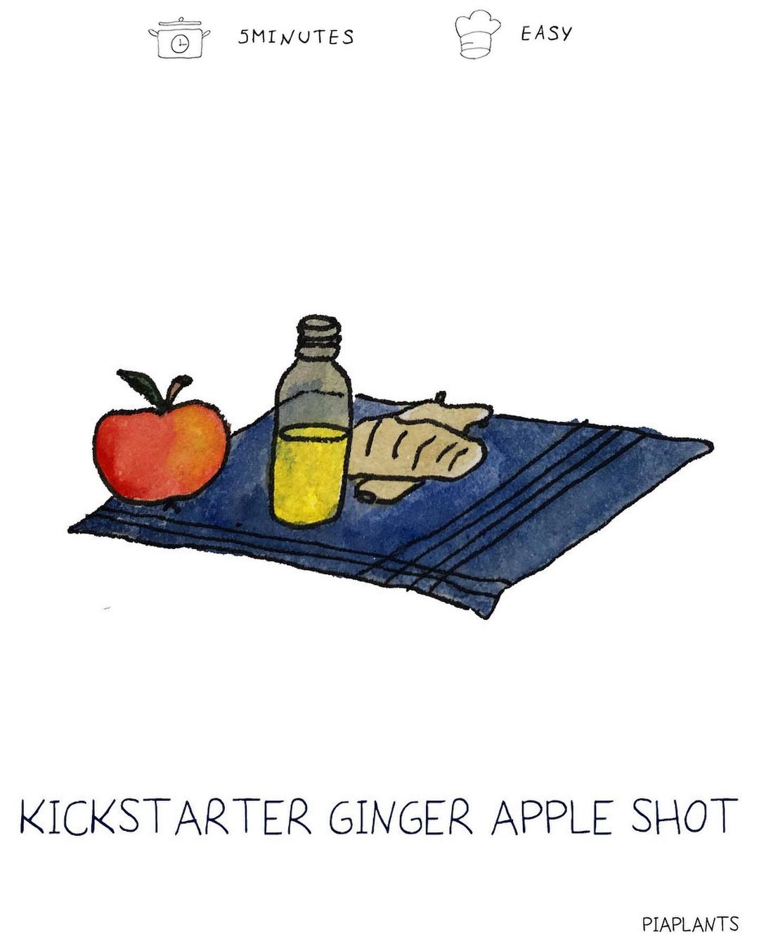 Energizing Ginger Apple Health Shot