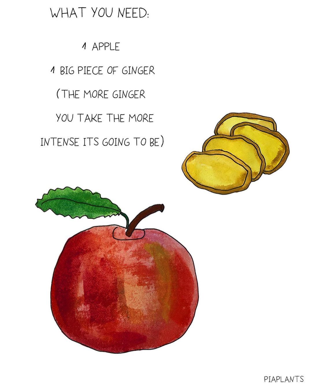 Energizing Ginger Apple Health Shot