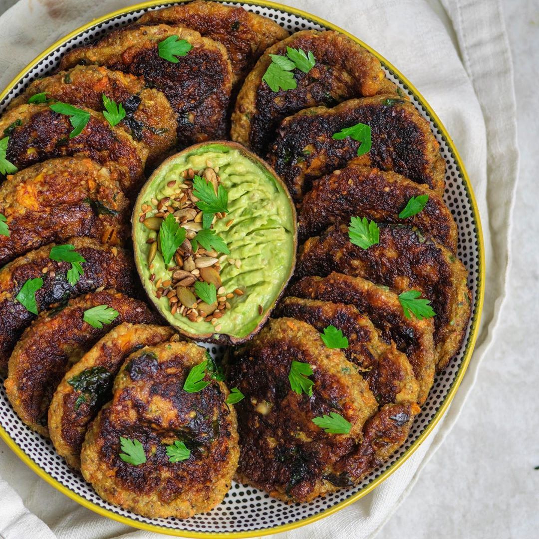 Cauliflower Zucchini Fritter Pancakes