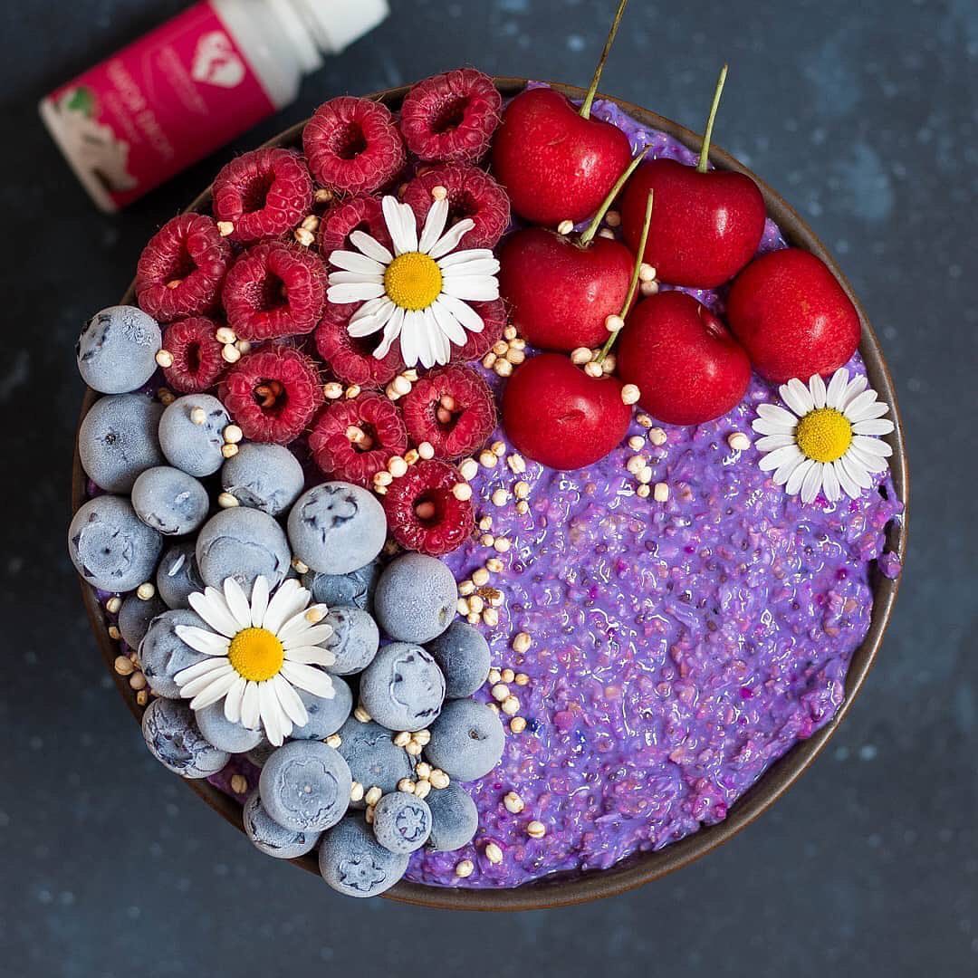 Purple Coconut Overnight Oats
