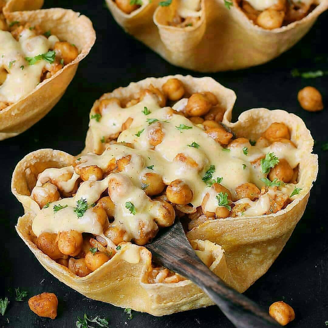 Homemade Vegan Taco Cups