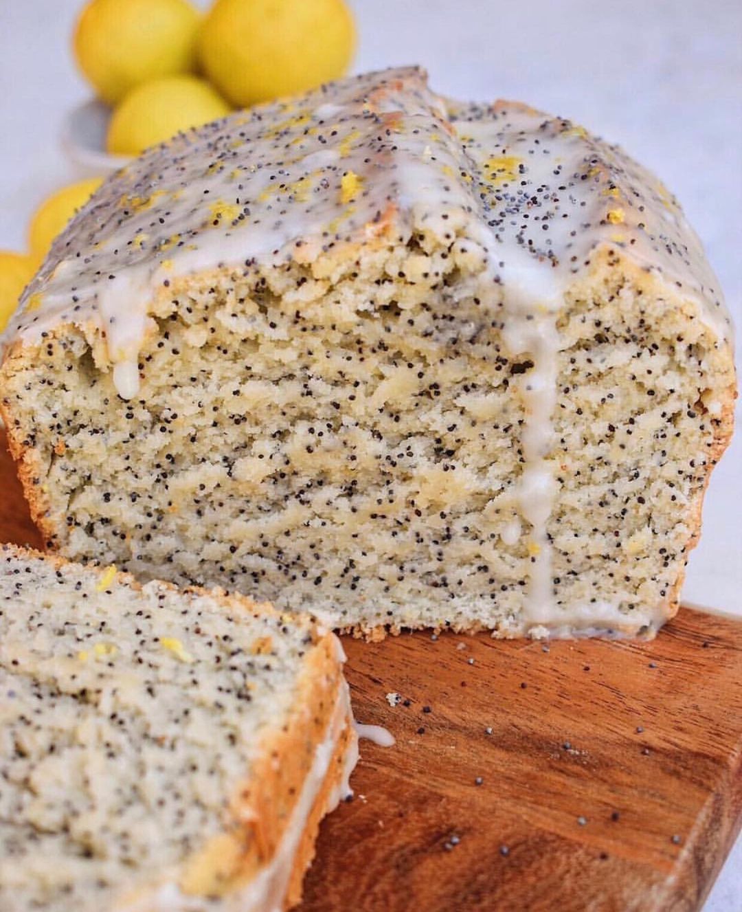 Vegan Lemon Poppy Seed Loaf