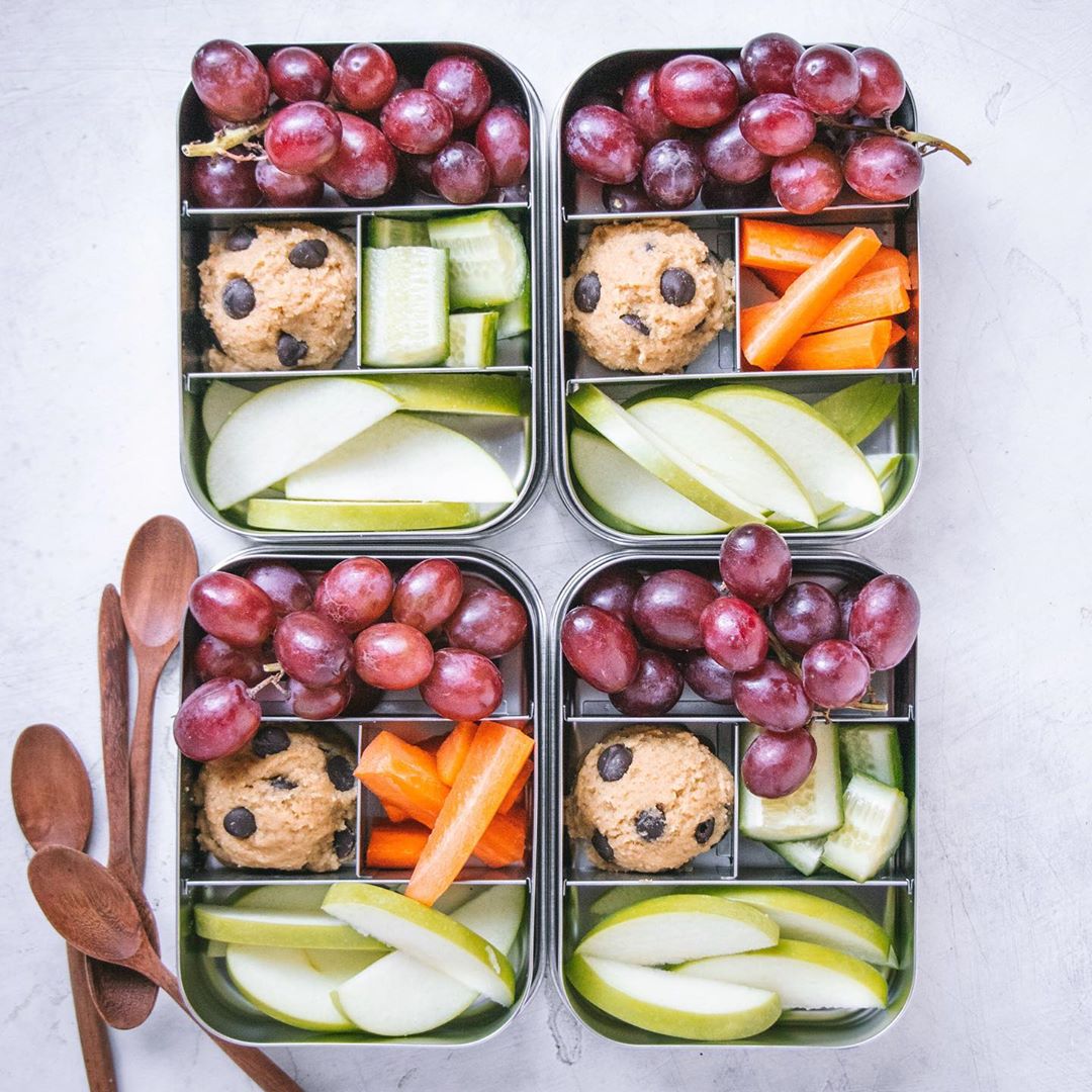 Spoonable Cookie Dough Snack for Bentos