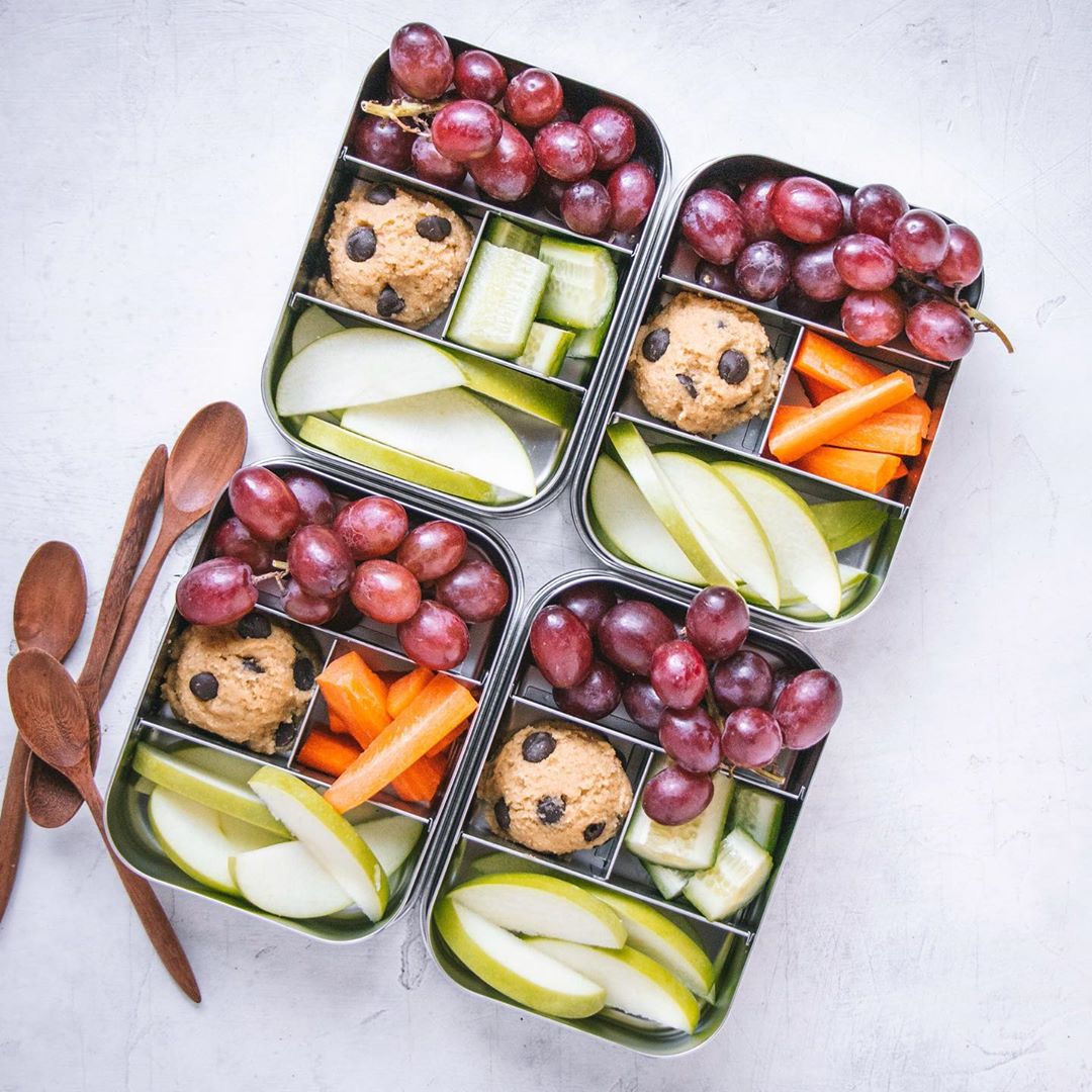 Spoonable Cookie Dough Snack for Bentos