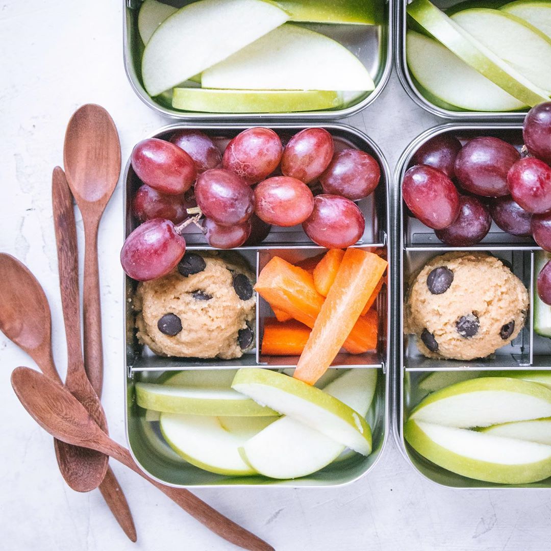 Spoonable Cookie Dough Snack for Bentos