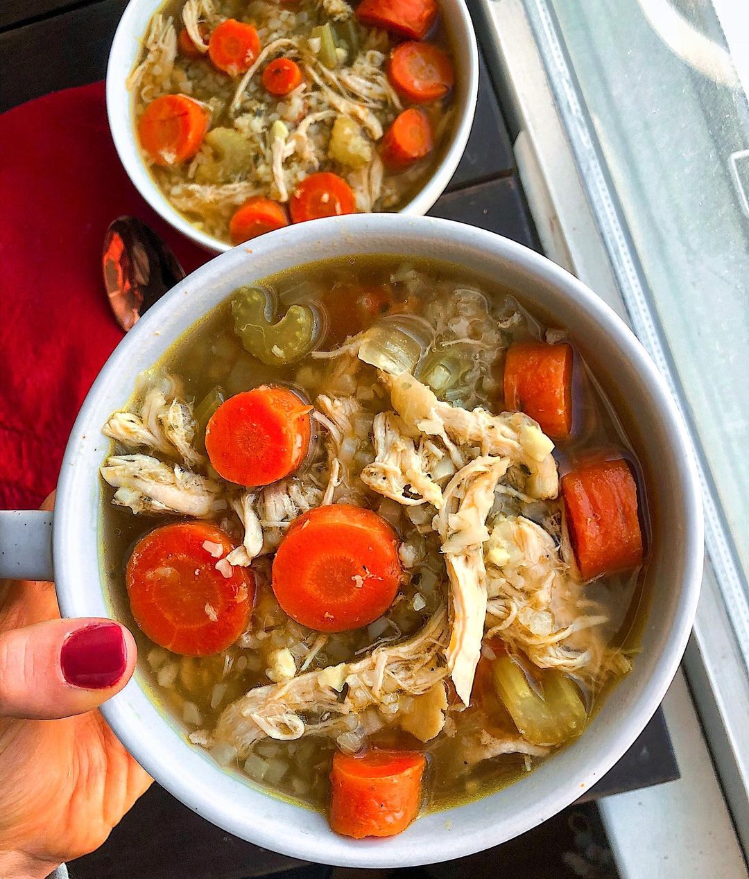 Paleo Chicken and Rice Instant Pot Soup
