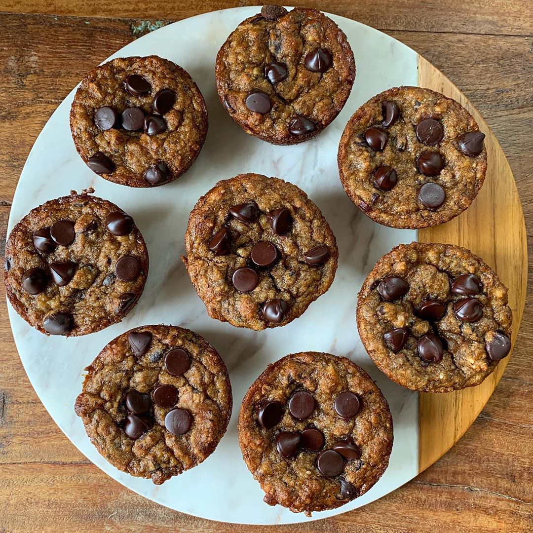 Gluten-Free Keto Chocolate Chip Banana Muffins