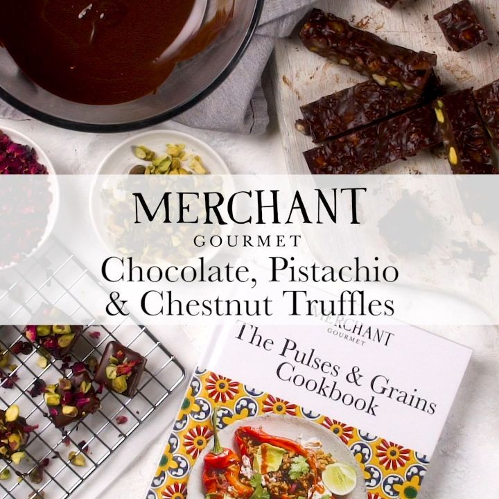 Dark Chocolate and Chestnut Truffles