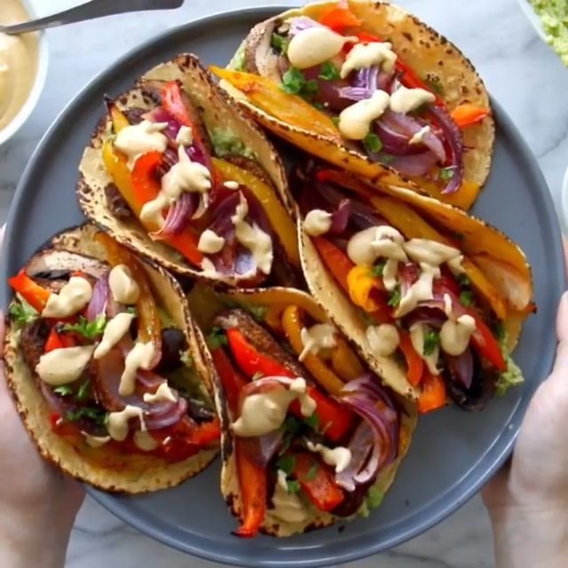 Vegan Pan Sheet Fajitas