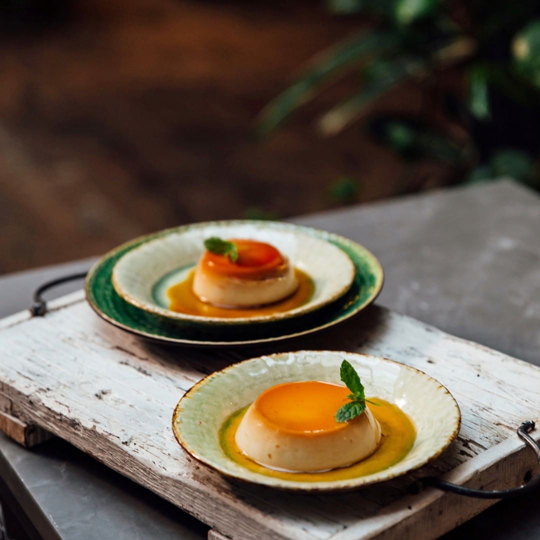 Vegan Crème Caramel with Soy and Maple