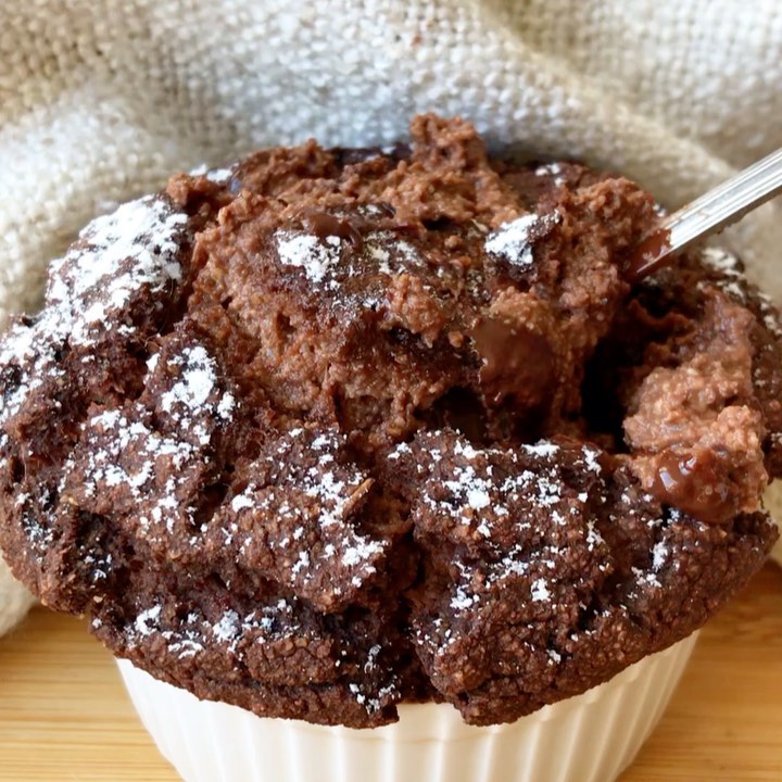 Brownie Batter Baked Oats