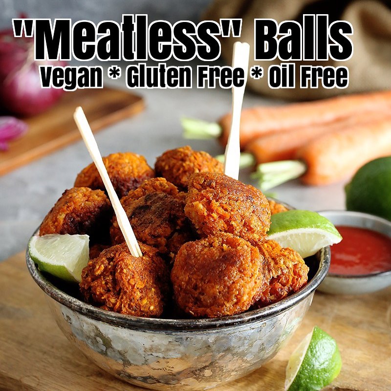 Vegan Carrot Meatless Balls
