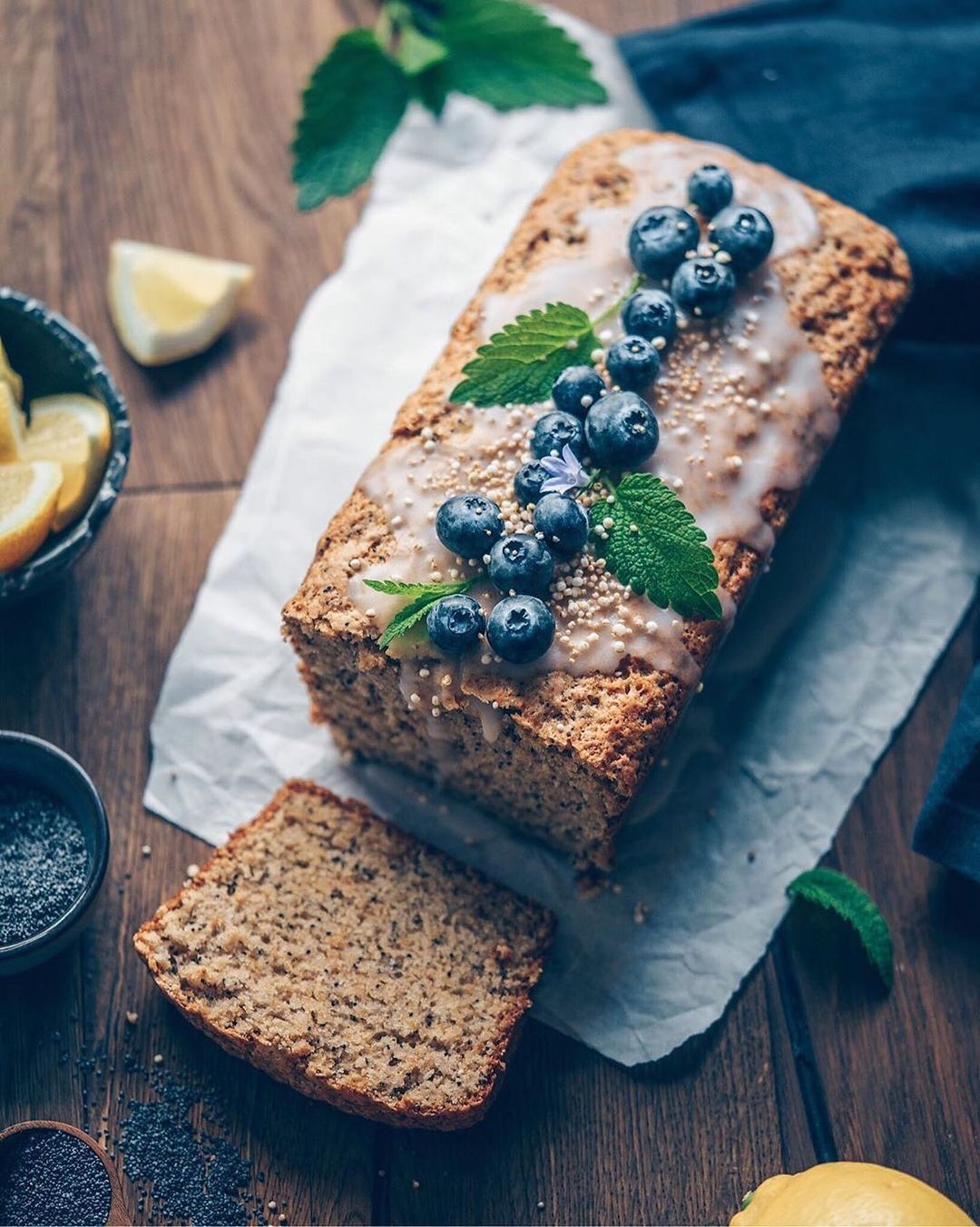 Vegan Poppy Seed and Lemon Loaf
