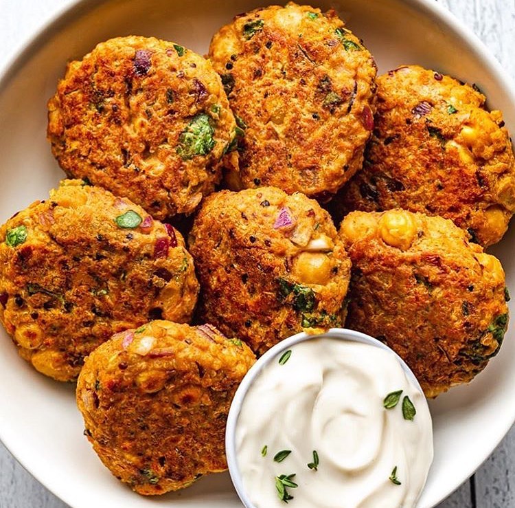 Gluten-Free Oil-Free Chickpea Quinoa Burgers