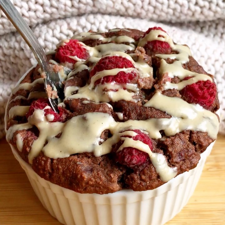 Gluten-Free Chocolate Raspberry Breakfast Cake