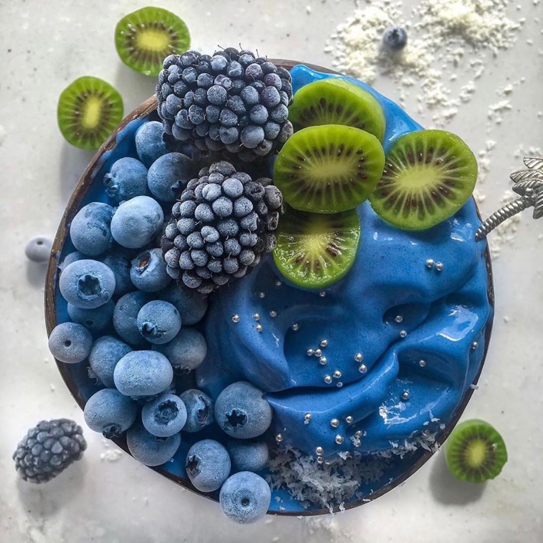Blue Spirulina Nice Cream Bowl