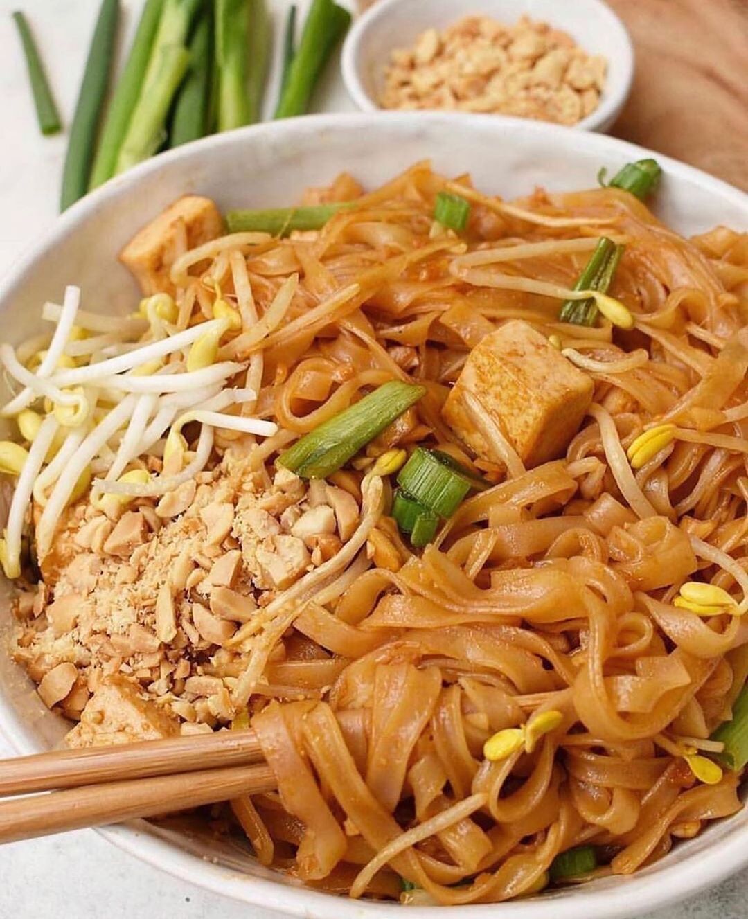 Vegan Pad Thai Noodle Stir-Fry