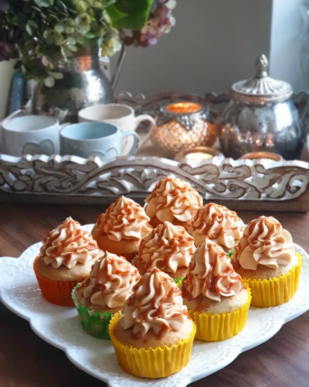 Banoffee Cupcakes with Caramel Filling