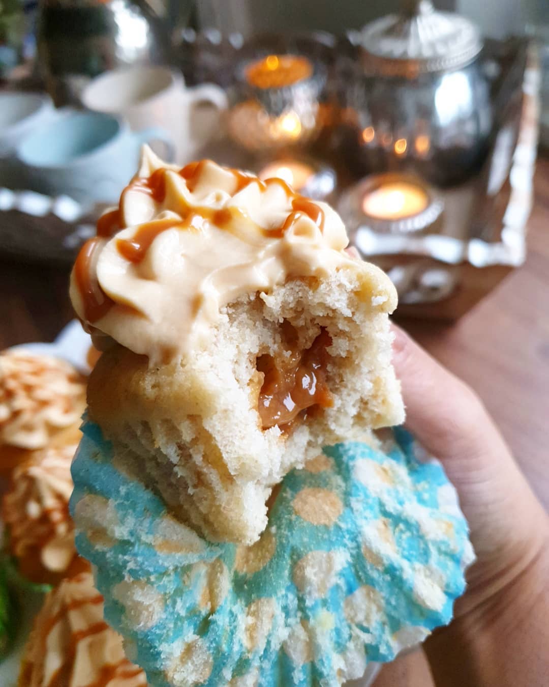 Banoffee Cupcakes with Caramel Filling