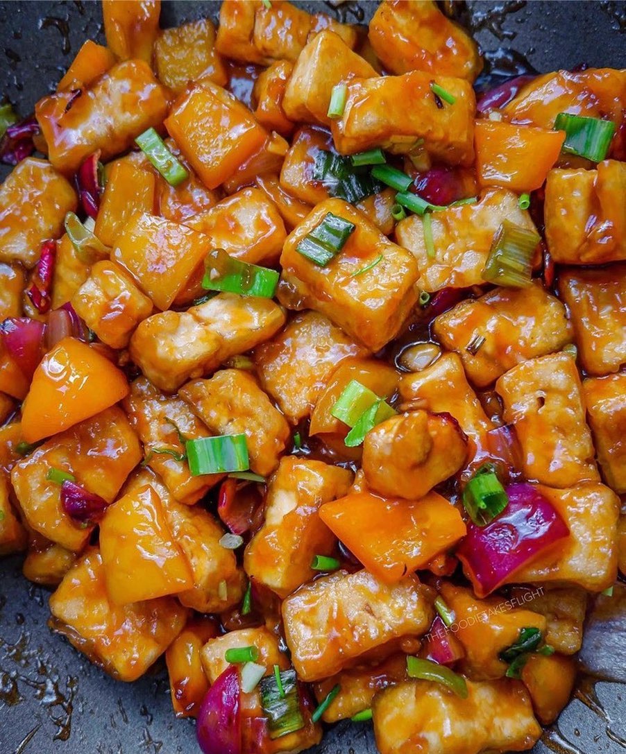 Vegan Sweet and Sour Tofu