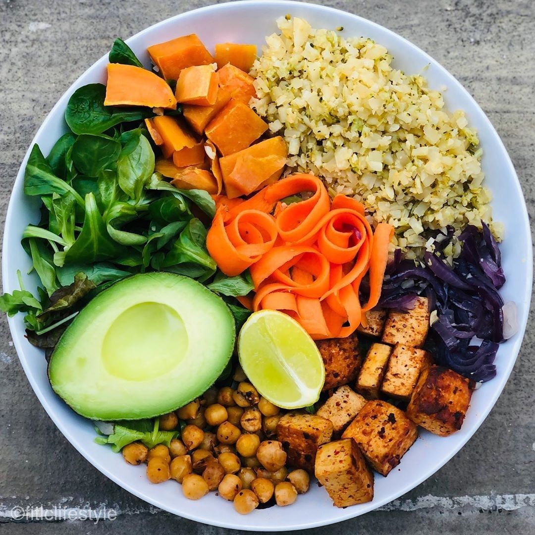 Sweet Potato Chickpea Buddha Bowl
