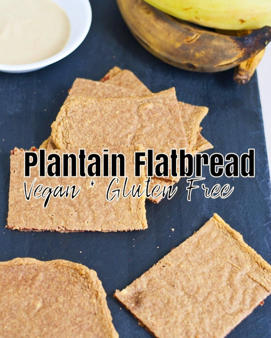 Vegan Plantain Flatbread with Avocado and Papaya