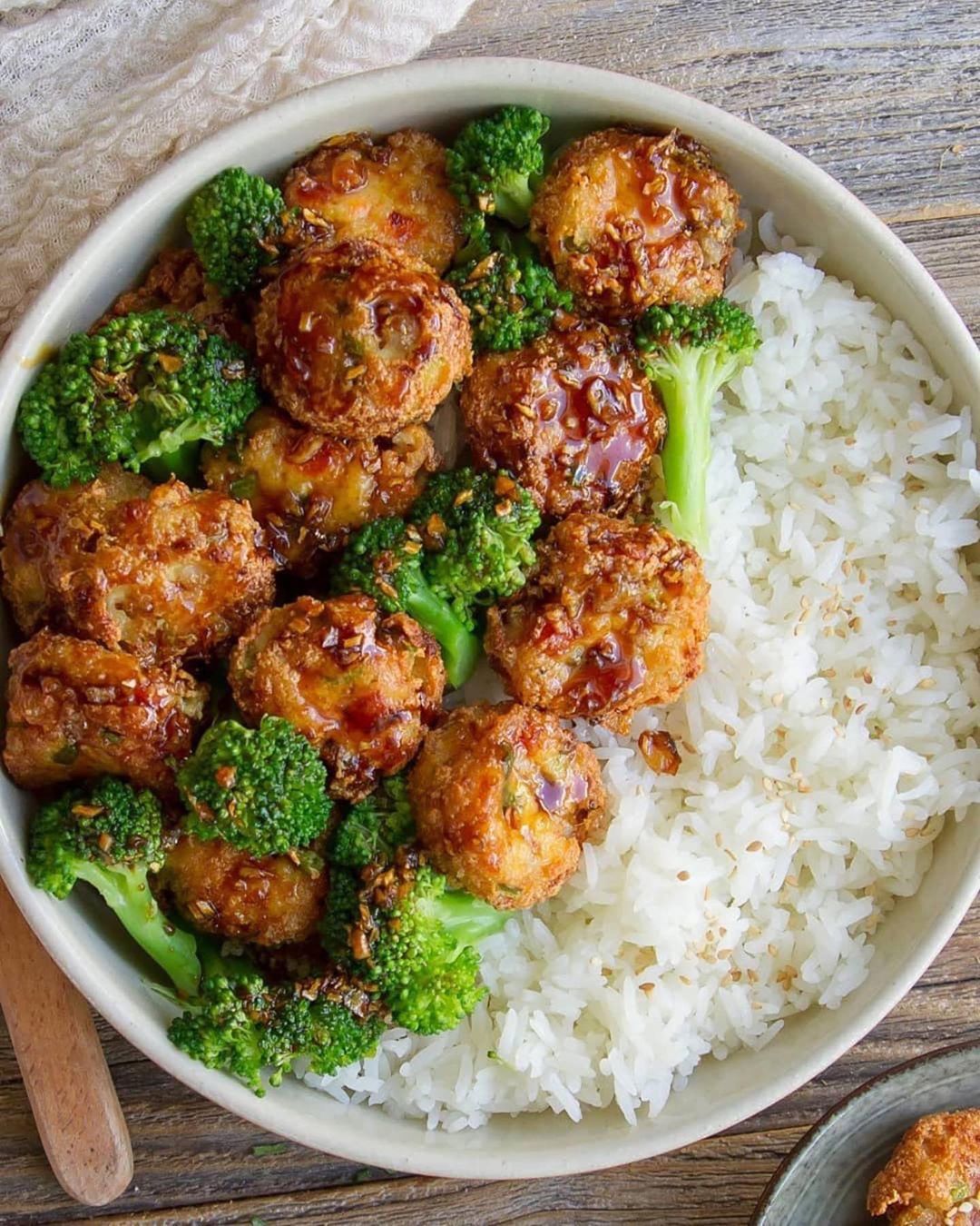 Homemade Teriyaki Tofu Balls