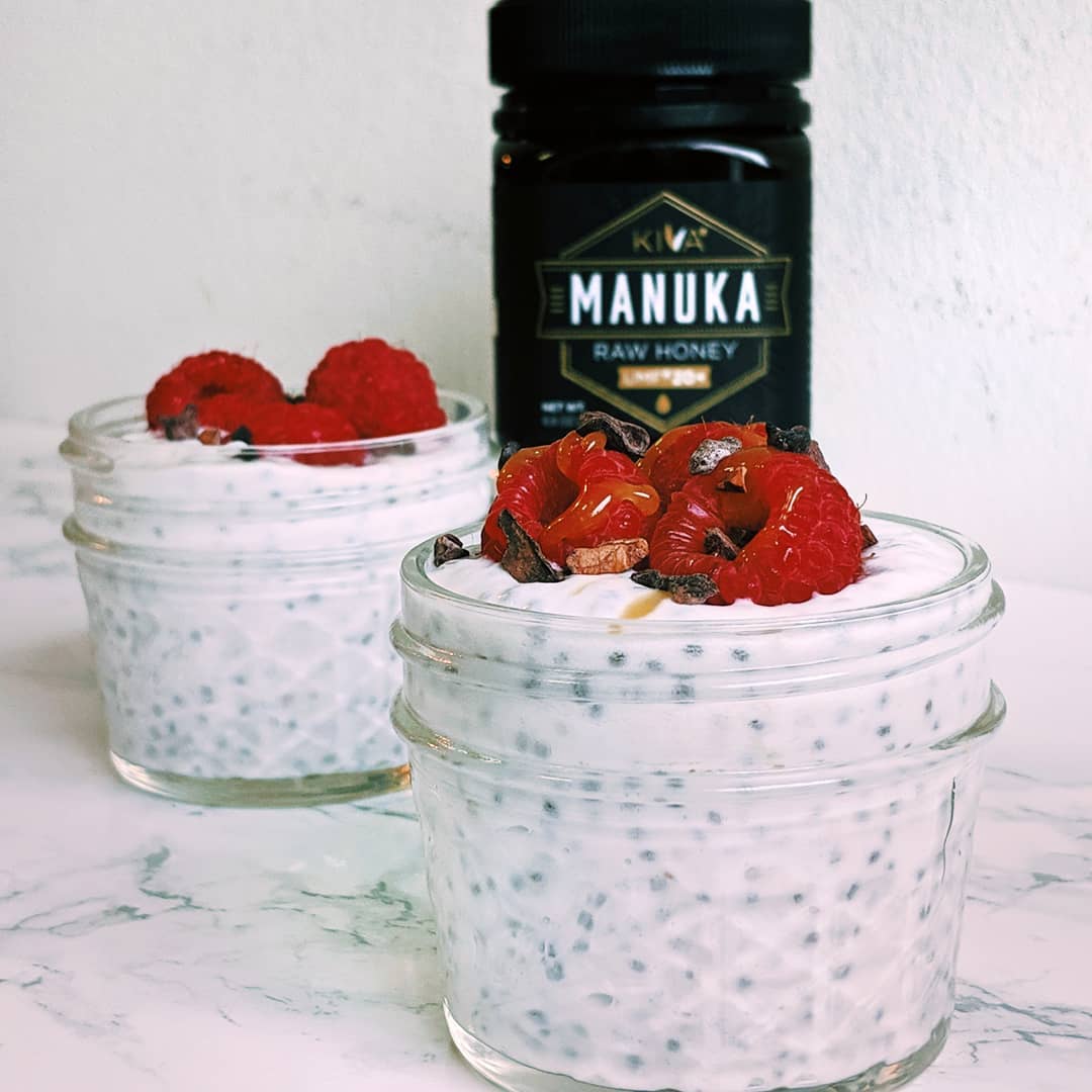Creamiest Chia Seed Pudding with Manuka Honey
