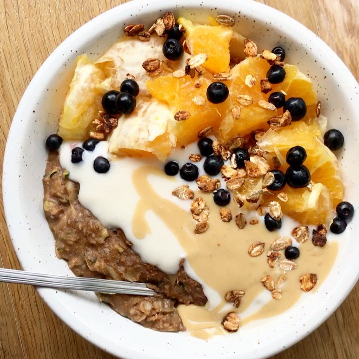 Chocolate Orange Zucchini Oatmeal