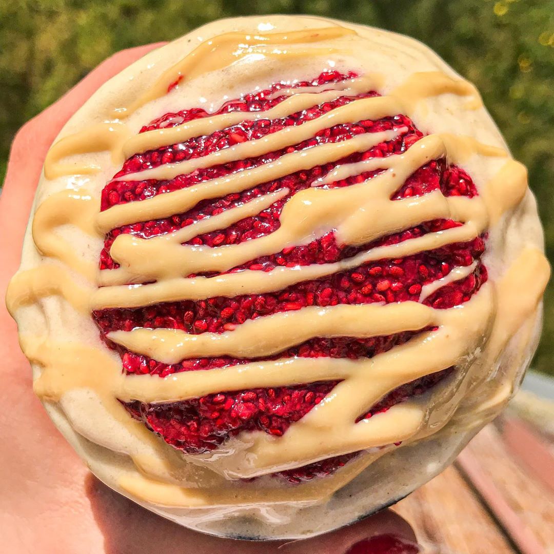 Peanut Butter Jelly Nice Cream