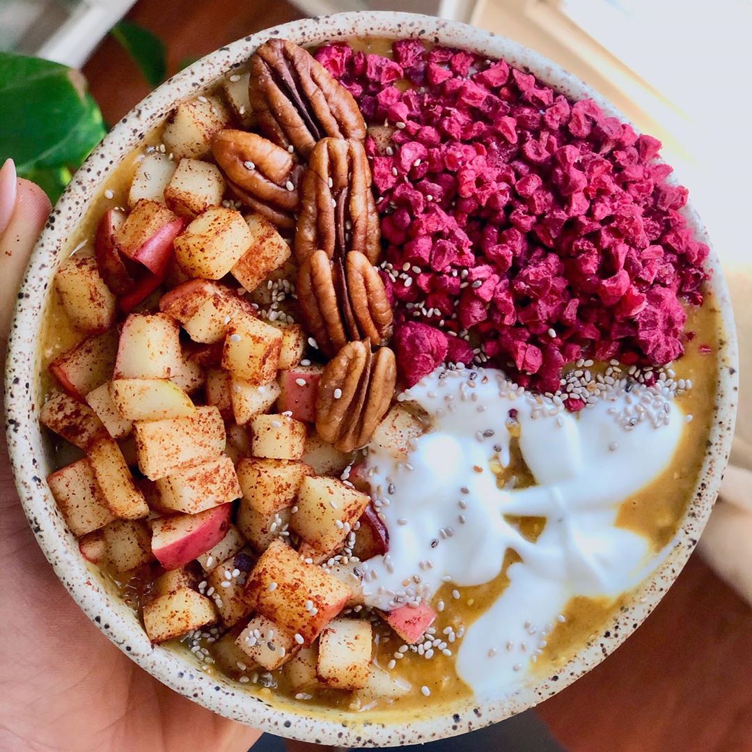 Glowing Pumpkin Pie Oats