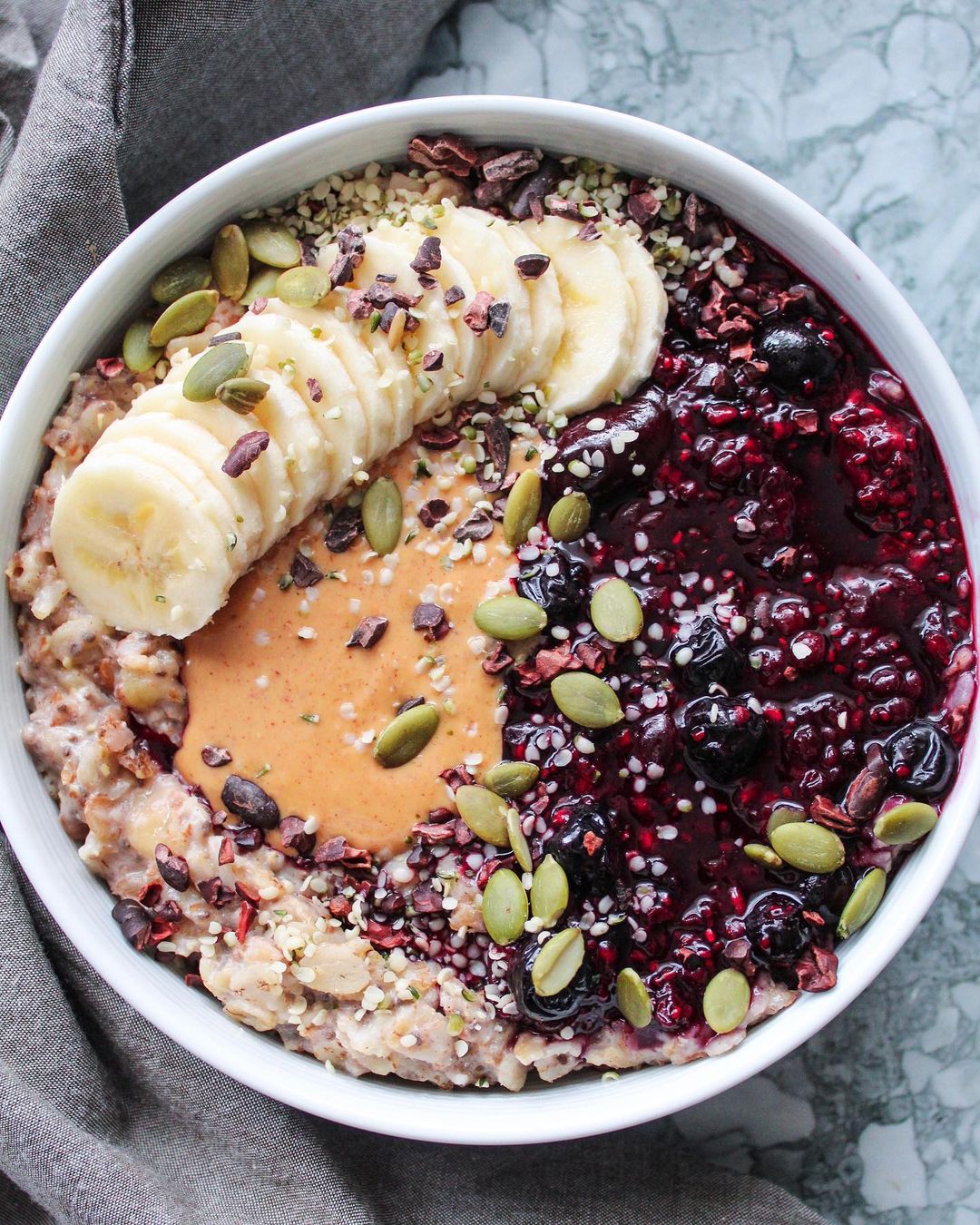 Ginger Oatmeal with Banana and Almond Milk